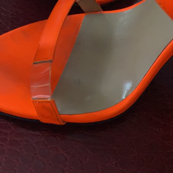 Tamara Mellon neon orange heels - Picture 8 of 8